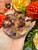 Crystal Resin Phone Stand – Red Agate, Yellow Calcite, Mookite & Gold Leaf