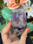 Lepidolite, Amethyst & Clear Quartz Tea Light Holder / Trinket Jar