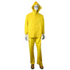 ERW™ 35 Economy Rainsuit - Yellow - Front - Hood Up