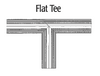 Prefabricated Fittings Flat Tee