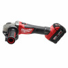 Milwaukee M18 FUEL 4-1/2" / 5" Angle Grinder, Paddle Switch, No Lock Kit with 1 Battery - tool