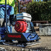 TOMAHAWK 5.5 HP Honda Vibratory Plate Compactor Tamper for Dirt, Asphalt, Gravel, Soil Compaction with GX160 Engine