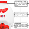 TOMAHAWK 5 Gallon Gas Power Pest Control Backpack Pesticide Fertilizer Sprayer for Mosquitoes and Ticks