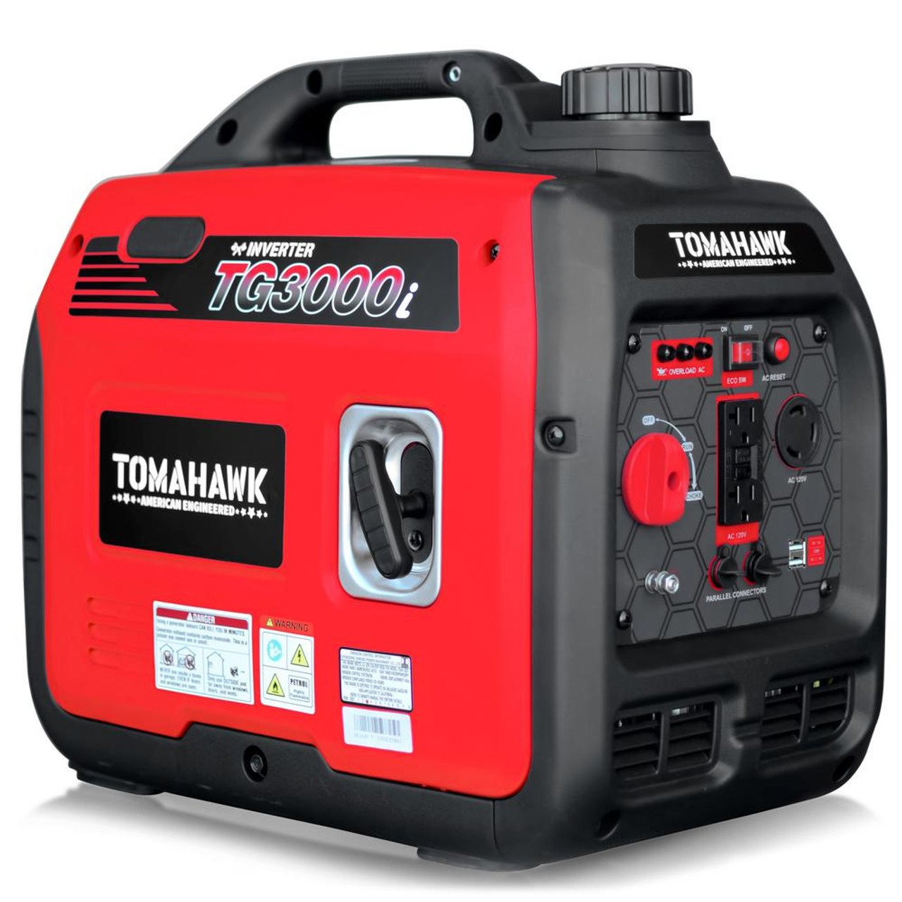 TOMAHAWK 3000 Watt Inverter Generator Super Quiet Portable Power