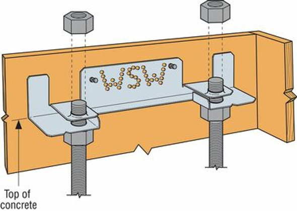 Simpson WSW Anchor Bolt Template Panel Form