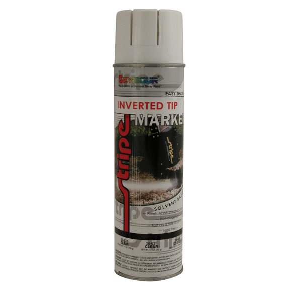 Inverted Marking Paint 20 oz - Clear - Solvent Based