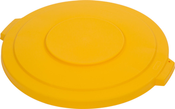 Round Waste Bin Trash Container Lid - Yellow