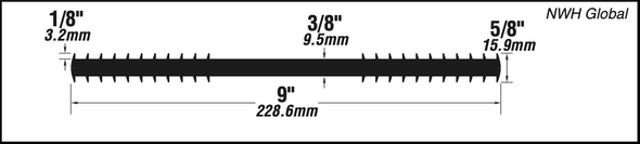 Sika Vinylex Waterstop RB938H dimensions