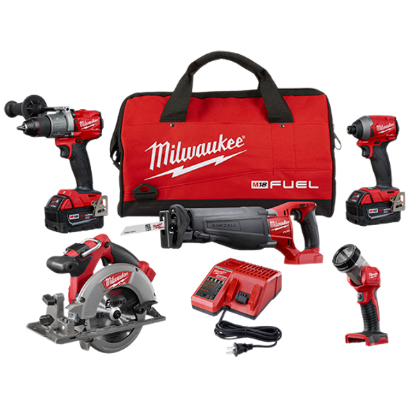 Milwaukee M18 FUEL 5 Piece Combo Kit