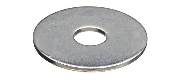 Zinc Plated Fender Washer 3/8" x 1-1/4" - 100 Pack