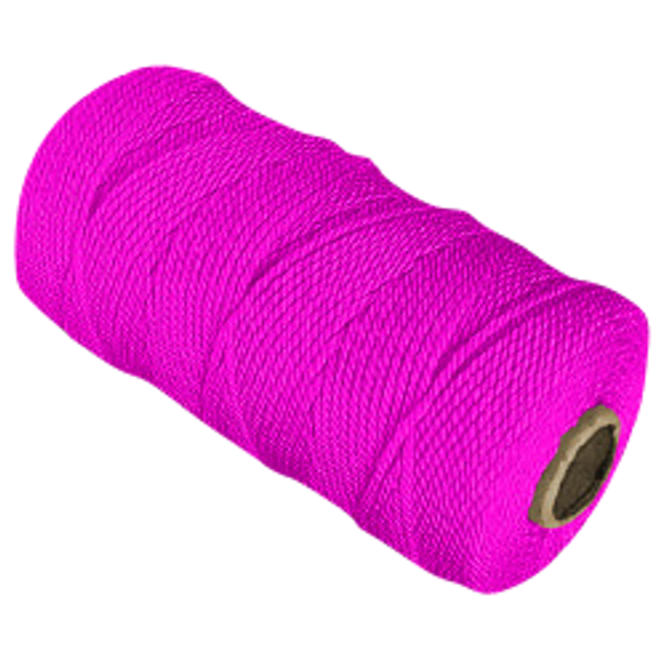 Twisted Mason Twine #18 - Pink - 1000' (1 lb)