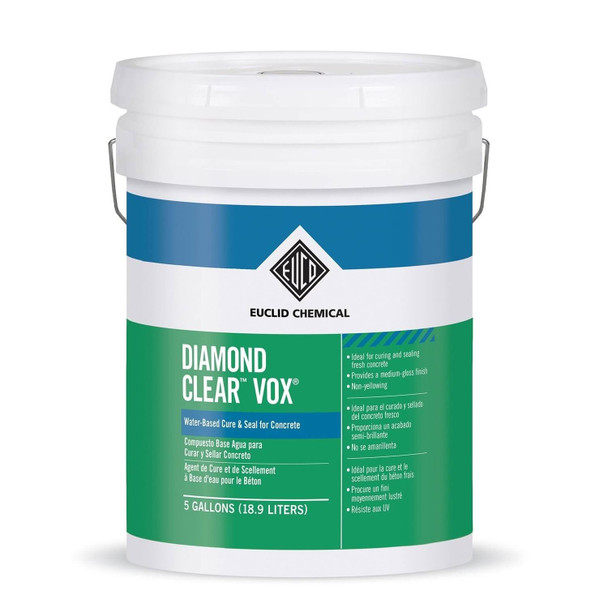 Euclid Diamond Clear VOX Concrete Cure/Seal - 5 Gal.