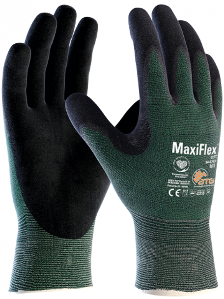 MaxiFlex Cut Nitrile Dipped Smooth Palm ANSI Cut Level A2 Gloves