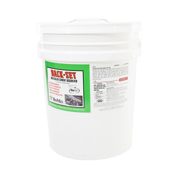 Romix Back-Set Cement Disolver - 5 Gallon