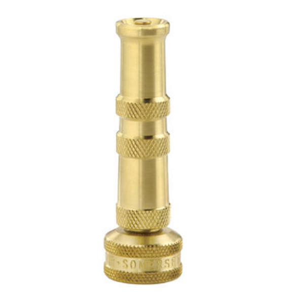 Brass Twist Garden Hose Nozzle - 4"