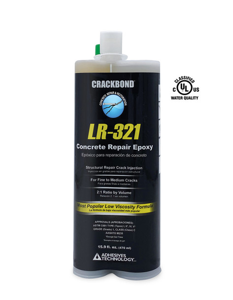 Adhesive Technology 16 oz. Crackbond Injection Epoxy with Nozzle