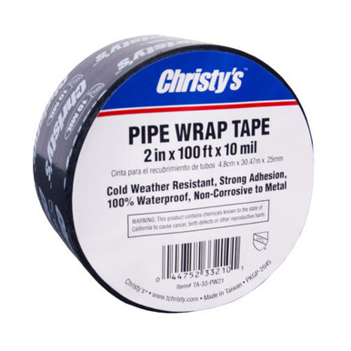 Corrosion Protection Pipe Tape, 30 Ft x 2 Inch PVC Wrap Duct Tape White