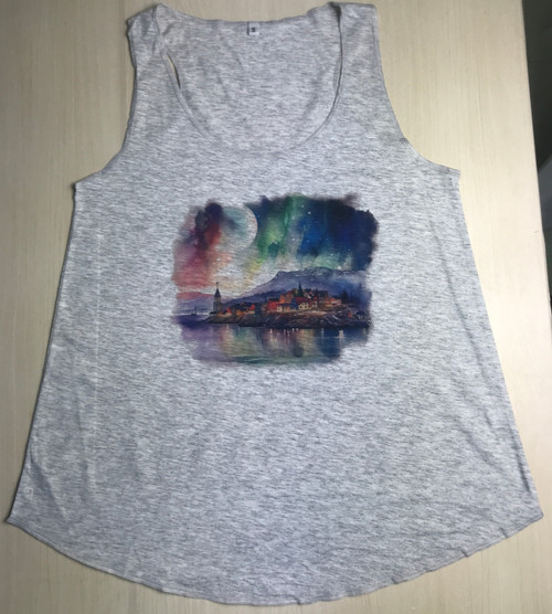 TT-854: Northern Lights Town in Grey Top