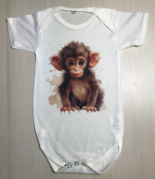 BOS-389: Cute Peering baby Monkey on a Onesie