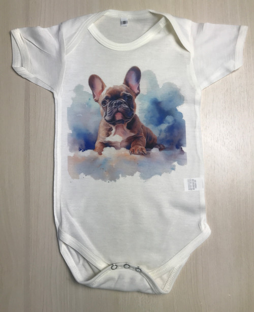 BOS-412: French Bulldog Puppy on a Onesie