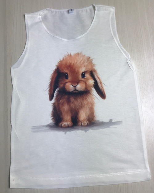 KTT-554: Lonesome Bunny on a Tank Top