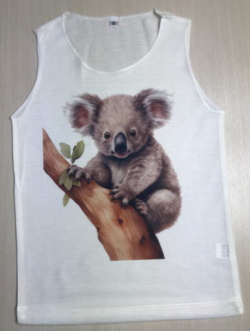 KTT-562: Cute Koala on a Eucalyptus Tree Tank Top