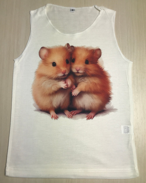 KTT-580: Two Hamsters in a Hug Tank Top