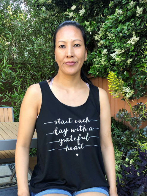 TT-451: Start Each Day with a Grateful Heart Tank Top