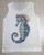 KTT-553: Blue Sea Horse on a Tank Top