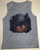 KTT-576: Campsite in the Forest at Night Grey Tank Top
