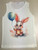 KTT-584: Baby Bunny with a Blue Balloon Tank Top