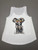 TT-211: Mama n Baby Elephant on a Tank Top