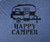 KTT-469: Happy Camper Trailer on Kid's Tank Top