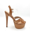 Platform Heel in Oatmeal