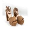 Platform Chunky Heel in Oatmeal