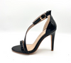 Crossover Strap Heel - Onyx