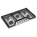 Whirlpool® 36-inch Gas Cooktop with EZ-2-Lift™ Hinged Cast-Iron Grates WCGK5036PS