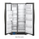 Whirlpool® 33-inch Wide Side-by-Side Refrigerator - 21 cu. ft. WRS321SDHV
