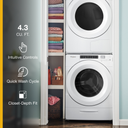 Whirlpool® 5.0 cu. ft. Closet-Depth Front Load Washer with Intuitive Controls WFW560CHW