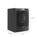 Maytag® Front Load Washer with Extra Power and 16-Hr Fresh Hold® option - 5.5 cu. ft. IEC MHW6630MBK Maytag® Front Load Washer with Extra Power and 16-Hr Fresh Hold® option - 5.5 cu. ft. IEC MHW6630MBK