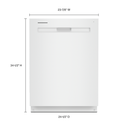 Maytag® Top control dishwasher with Third Level Rack and Dual Power Filtration MDB8959SKW