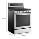 Maytag® 30-Inch Wide Gas Range With True Convection And Power Preheat - 5.8 Cu. Ft. MGR8800FZ