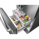 Kitchenaid® 20 cu. Ft. 30-Inch Width Standard Depth French Door Refrigerator with Interior Dispense KRFF300ESS