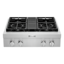 KitchenAid® 30'' 4-Burner Commercial-Style Gas Rangetop KCGC500JSS