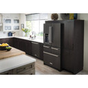 Kitchenaid® 25.8 Cu. Ft. 36" Multi-Door Freestanding Refrigerator with Platinum Interior Design and PrintShield™ Finish KRMF706EBS