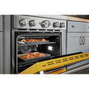 KitchenAid® 30'' Smart Commercial-Style Gas Range with 4 Burners KFGC500JYP