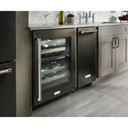 Kitchenaid® 23.8 cu. ft. 36" Counter-Depth French Door Platinum Interior Refrigerator with PrintShield™ Finish KRFC704FBS