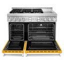 KitchenAid® 48'' Smart Commercial-Style Gas Range with Griddle KFGC558JYP