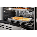 KitchenAid® 30'' Smart Commercial-Style Gas Range with 4 Burners KFGC500JSS