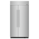 Kitchenaid® 25.5 Cu Ft. 42 Built-In Side-by-Side Refrigerator KBSN702MPS